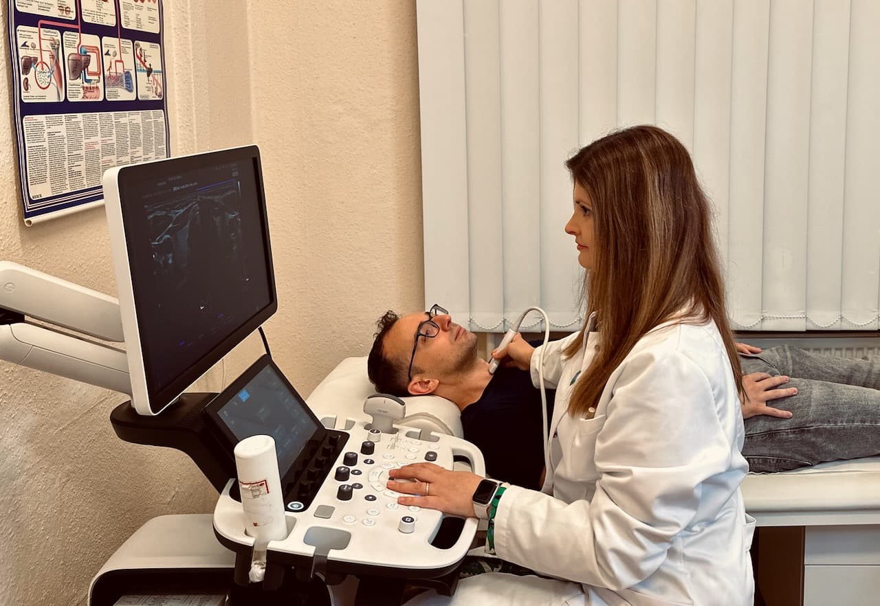 Behandlungsraum in der Praxis Jona